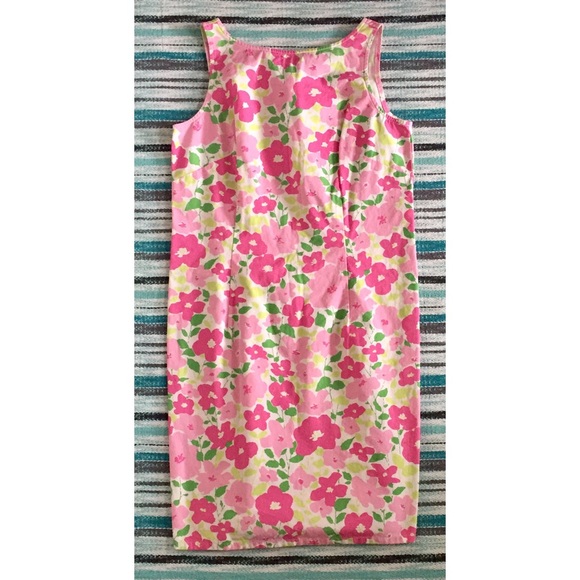 Liz Claiborne Pink, Green, White Floral Midi Dress - Picture 6 of 8